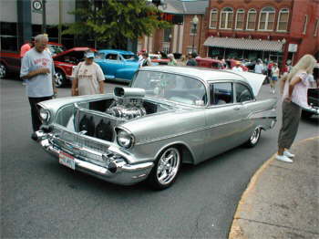 Blown 57 Chevy from Ohio was lookin too good