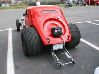 I heard someone say over the weekend that they liked this car but didn't much care for or understand why someone would want that little pack on the back of their car!