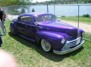 James Jard  Purple '47 Ford Custom Hoodlums Car Club Houston, Texas