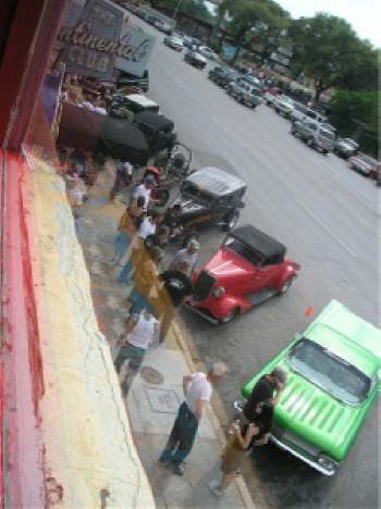 Outside the Continental Club