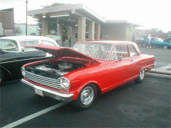 Bill Wells drove his 62 Chevy II from Manchester