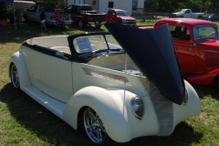 56  A fine '37 Ford Cabriolet was shown by Gary Spivy
