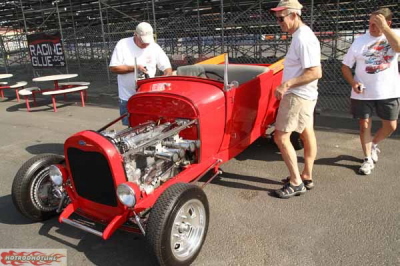 A perfect 270 Offy powered 29 Ford Roadster pickup. The owner builder is