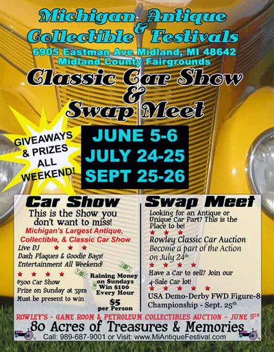 Michigan Antique Festival Car Show and Swap Meet