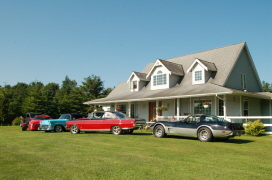 Freds house and cars