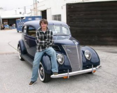 Alec & his 1937 Ford Tudor, 2010