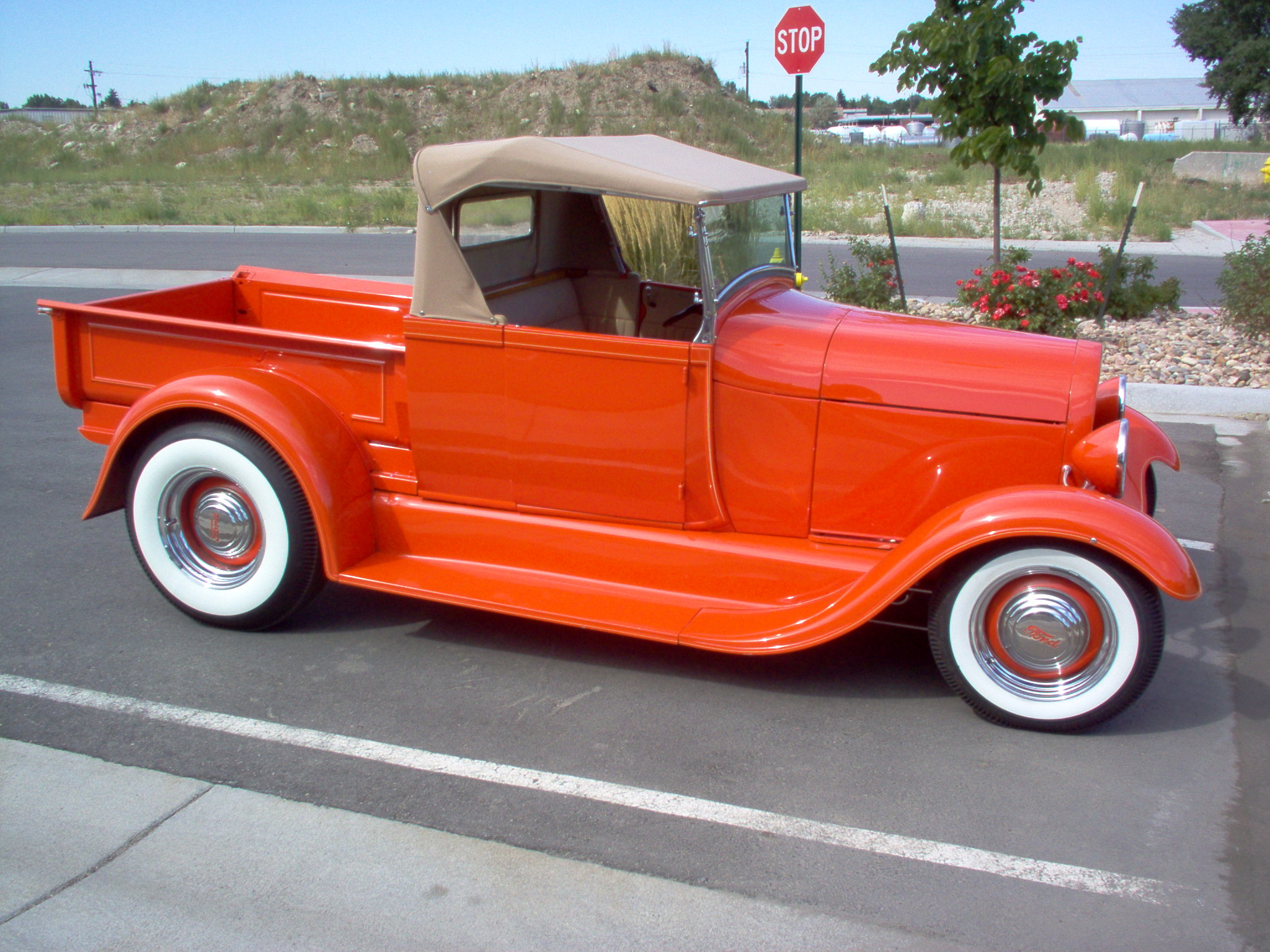 1928 Ford pickup roadster #4