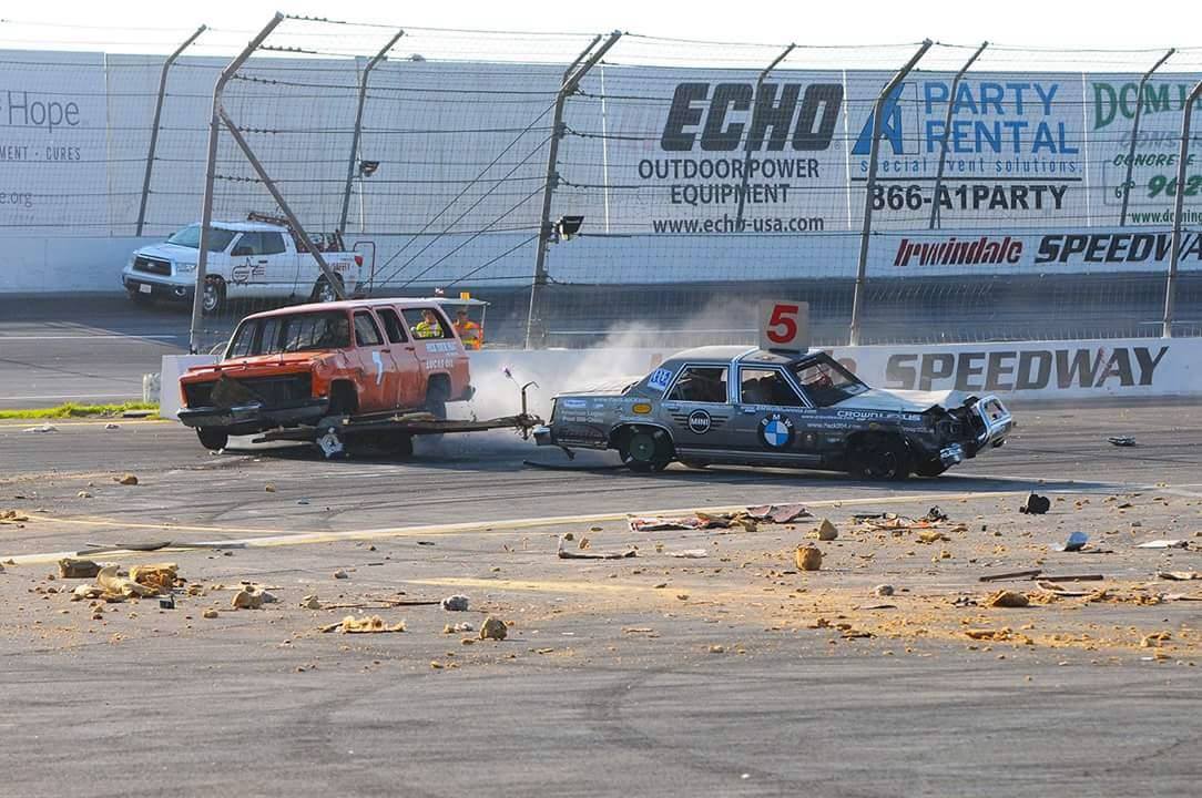 Appetite for destruction: the all-woman demolition derby is a smash at  Irwindale Speedway