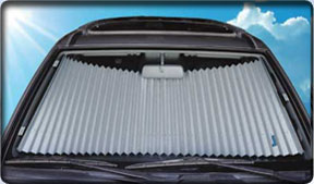 Dash Designs The Shade Retractable Car Window Sunshade