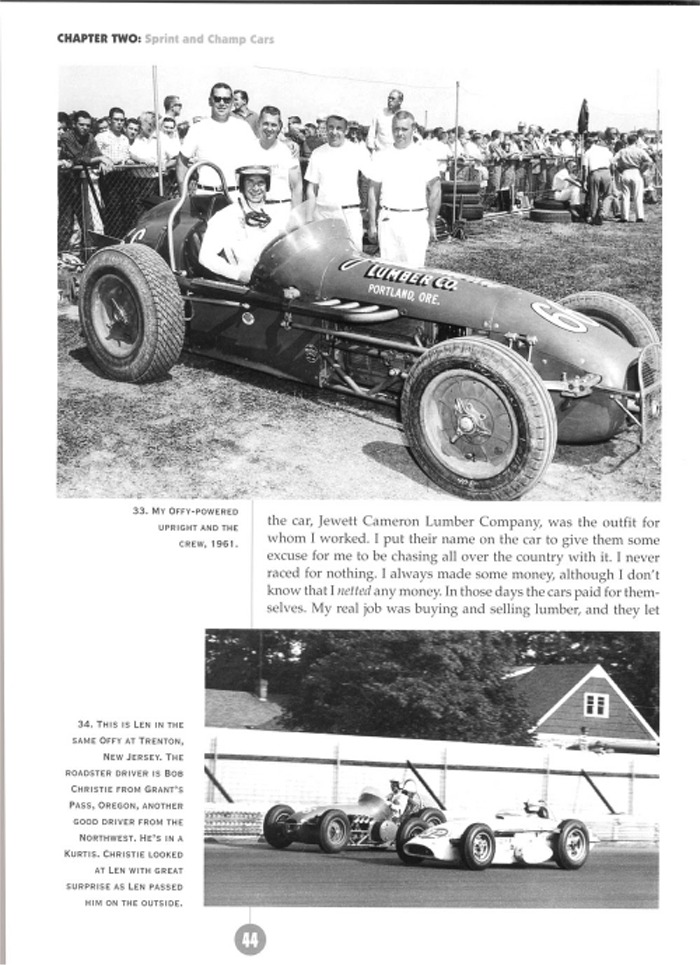 Book Review - Vollstedt; from Track Roadsters to Indy Cars, the Rolla