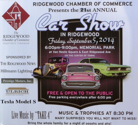 21st Annual Ridgewood Chamber of Commerce Car Show Hotrod Hotline