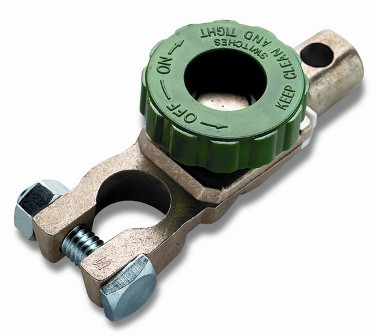 WC20308 - Top Mount Compact Battery Disconnect Cut Off Switch