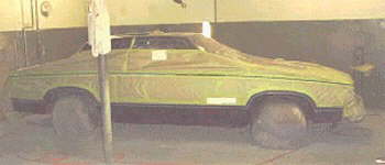 This is the Hurst Olds all masked out & ready for the factory striping package! But this isn