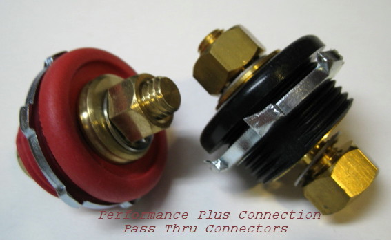 PPC10317-18 - Red/Black Battery Terminal Bulkhead Firewall Feed-Thru