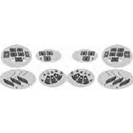 BODY MOLDING CLIP SET, 70-72 MONTE CARLO (USE WITH 4060-909-70S MOLDING - 4060-909-70AS