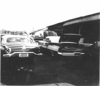 Barris' T-Bird & the '55 Chevy Aztec!