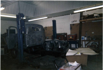 Cummin relocated behind cab