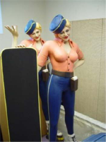 Life size Car Hops! Life size Car Hops!