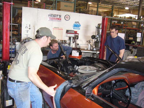 the teardown begins with removal of the front clip