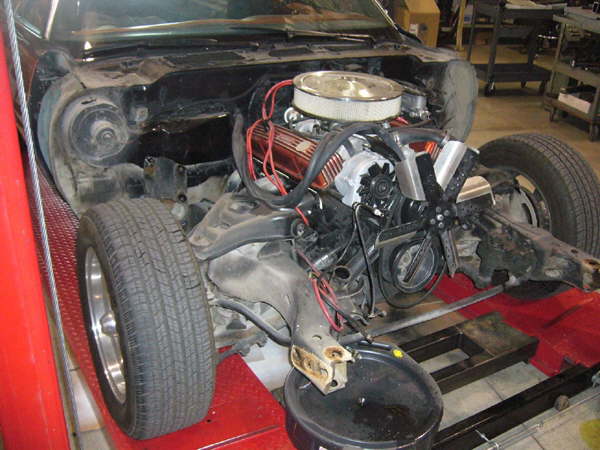 The old 350, soon to be replaced with a ZZ383 crate motor