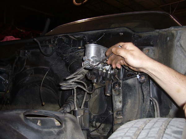 Brake lines need to be disconnected before separating the subfraem from the body