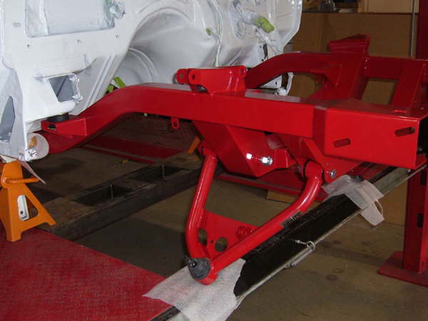 Lower control arms are mounted in double shear brackets - (both front and rear)