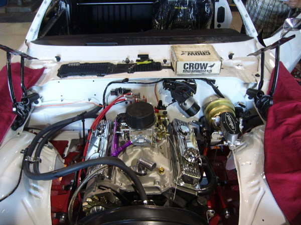 Finishing plumbing and getting ready to fire the new engine.