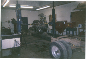 setting Cummins in frame