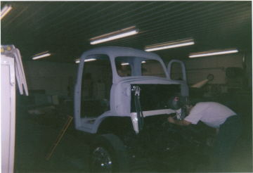 setting cab on frame